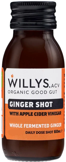 Willy’s Apple Cider Vinegar Ginger Shot (60ml) from Helen Browning's Organic Farm