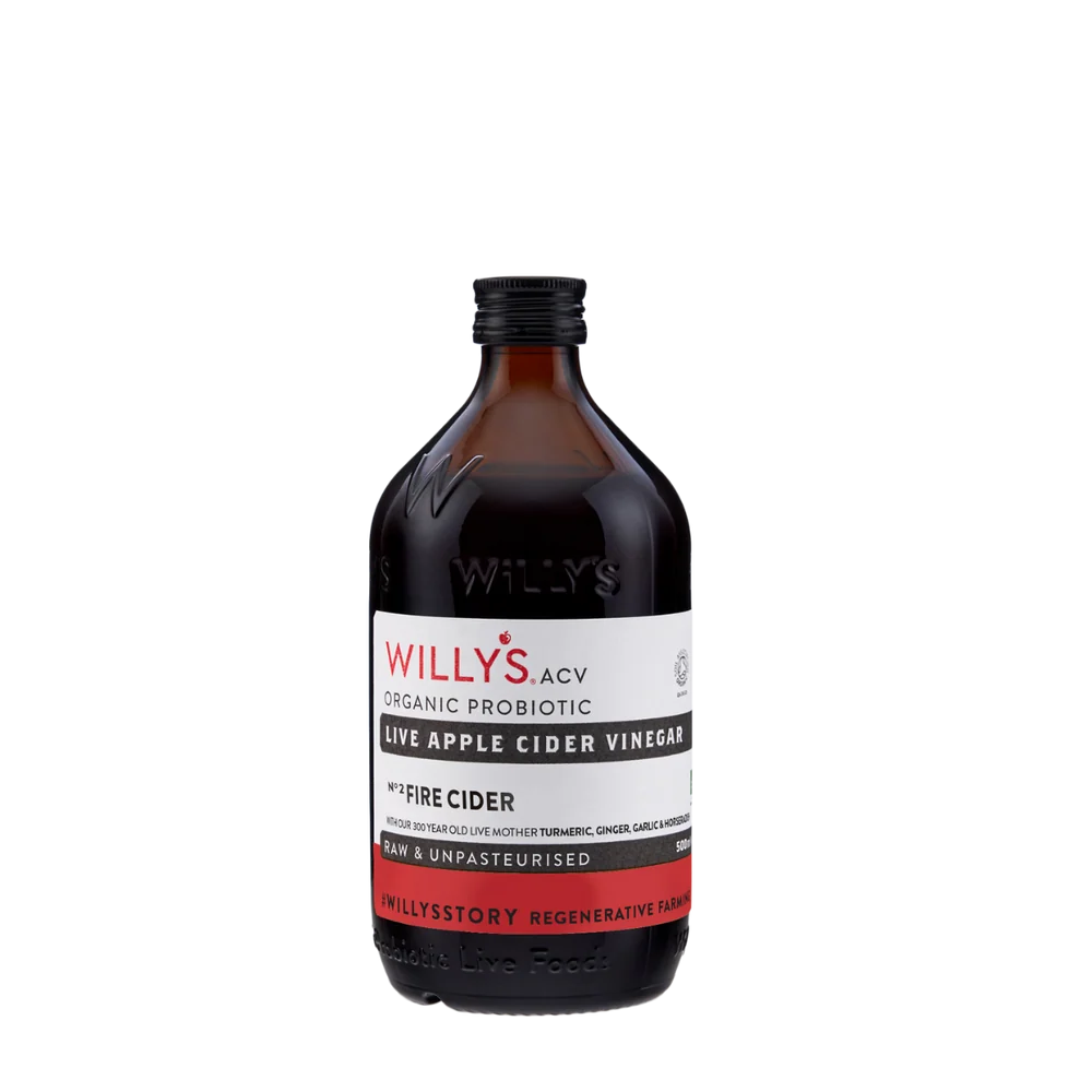 Willy’s Apple Cider Vinegar Fire Cider (500ml) from Helen Browning's Organic Farm