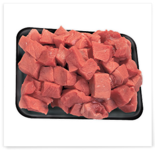 Stewing Steak 2kg ( LeanDiced Beef) from Blue Hills Farm Shop