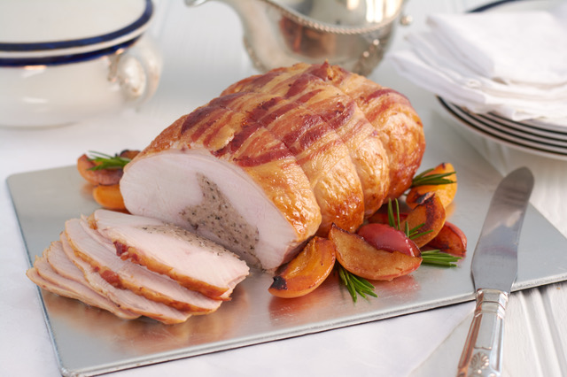 Succulent Apple & Cranberry Stuffed Turkey Breast 1.5kg from Cattows Farm Shop