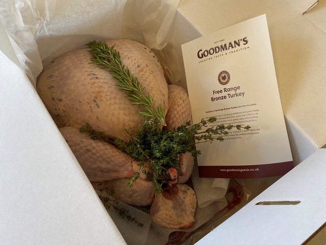 Free Range Traditional Bronze Turkey – £10 Deposit from Cattows Farm Shop