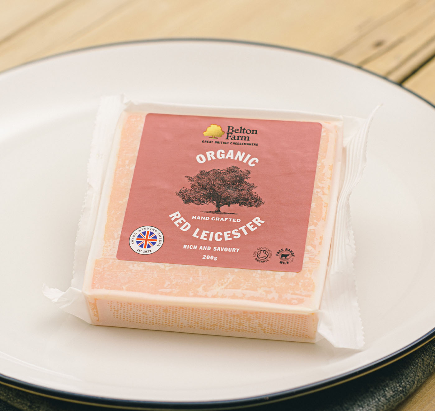 Belton Farm Organic Red Leicester (200g)