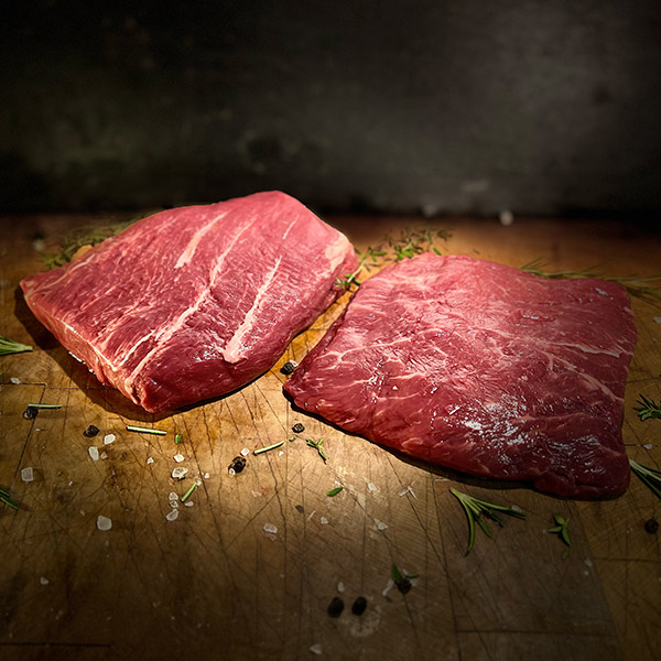 Flat Iron Steaks x2 from Buckmoreland Farm Shop